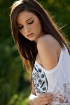 Madison Morgan strips in the shining sunlight