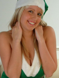Sexy elf shows off her big tits and curvy ass
