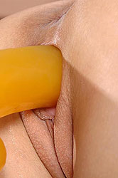 Kathia dildos herself