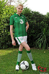 Irish beauty plays ball