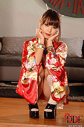 Asian Babe Plays With Her Pink