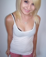 Hot pictures of a sweet blonde teen