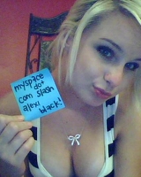 Hot pictures of a sweet blonde teen