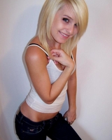 Hot pictures of a sweet blonde teen