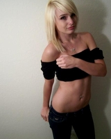 Hot pictures of a sweet blonde teen