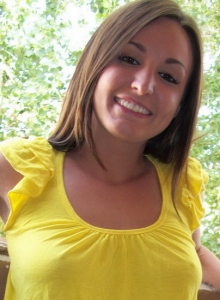 GND Models: Perky girl next door April flashes her perfect tits outdoors on the balcony
