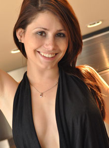 Hailey's Hideaway: Hailey's big juicy tits are barely covered by her slutty dress