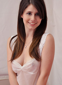 Hailey's Hideaway: Haileys big perfect tits are showing through her sexy sheer dress