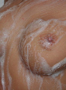 I Want Katie: Watch Katie in the shower as she soaps up her huge juicy tits