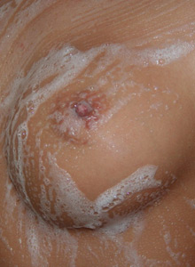 I Want Katie: Watch Katie in the shower as she soaps up her huge juicy tits