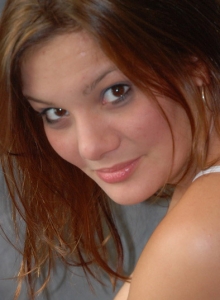 I Want Katie: Perfect teen Katie knows just how to tease in her sexy little semi sheer outfit
