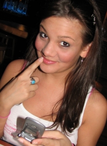 I Want Katie: Sexy and very horny Katie exposes her big tits for candid pictures during her trip to Las Vegas