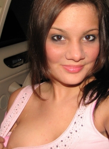 I Want Katie: Sexy and very horny Katie exposes her big tits for candid pictures during her trip to Las Vegas