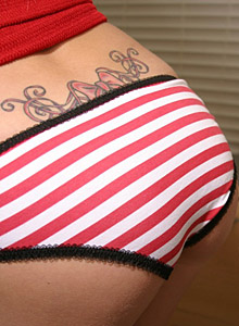 Jana Rocks: Blonde beauty Jana Rocks teases with the video camera making self shot videos for her fans