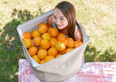 :: Teamskeet.com presents Sabrina Rey in Orange You Glad Im So Tiny ::