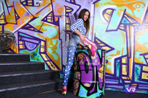 Cutie reveals her love for partying and masturbating in the club