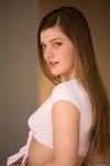 Aubrey Snow spreads her legs