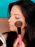 Nubiles.net Annmarie Lesante - Adorable Nubile teen shoves her blush brush deep into her pink juice box