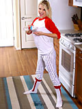 Nubiles.net Felicity - Felicity wearing baseball clothes she's hot and naked on kitchen