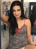 Nubiles.net Iskra - Nubile hottie gets soaking wet in bathtub while fondling herself