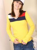 Nubiles.net Janelle - Sweet teen in a truckers cap and a tight yellow top looks hot