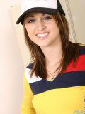 Nubiles.net Janelle - Sweet teen in a truckers cap and a tight yellow top looks hot
