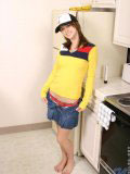Nubiles.net Janelle - Sweet teen in a truckers cap and a tight yellow top looks hot