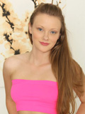 Nubiles.net Lili Lamour - Long haired stunner fucks her amateur pussy with a pink dildo till she gets off