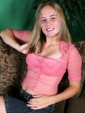 Nubiles.net Lynn - Fresh hottie striping on sofa bares her assets