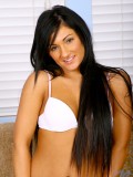 Nubiles.net Persia - Seductive hot babe persia slowly inching down her lovely white bra