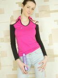 Nubiles.net Shannon - Skinny teen plays with big purple dildo