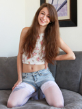Nubiles.net Willow Hayes - Perky tit coed with a tender slim body plays with her moist pussy