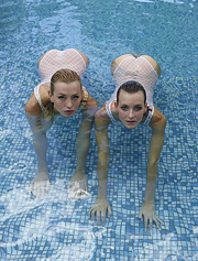 Coxy and Flora Pool Party by Alya