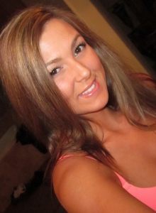 Craving Carmen Nude: Tanned Craving Carmen takes self shot candid pictures of her perky tits and perfect pussy