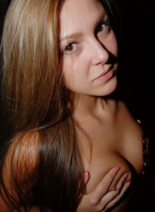 Craving Carmen Nude: Cute babe Craving Carmen teases with her perky tits and perfect pussy