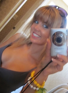 Diddylicious: Petite beauty Diddy takes selfshot pictures in the mirror while teasing with her big juicy tits