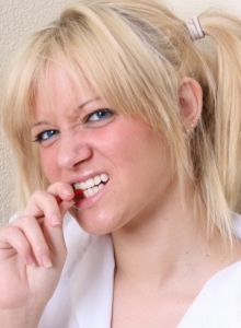 SpunkyAngels: Cute perky blonde Spunky Angel teen Danielle Lynn shows off her perfect tits in her slutty little school girl uniform