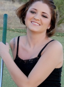 SpunkyAngels: Perfect perky tease Jeska Vardinski gets naked out on the golf course