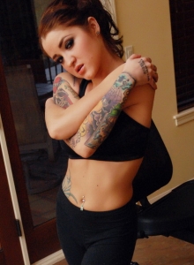 SpunkyAngels: Perfect babe Jeska Vardinski shows off as she strips naked while doing her stretching
