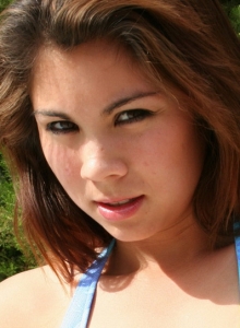 SpunkyAngels: Busty Spunky Angel Mai Ly shows off her big juicy tits in a bikini that can barely contains them