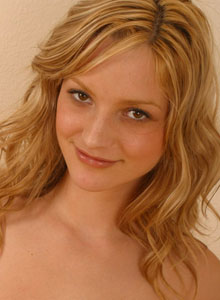 SpunkyAngels: Sexy teen Marylin almost shows her tight pussy through her nylons