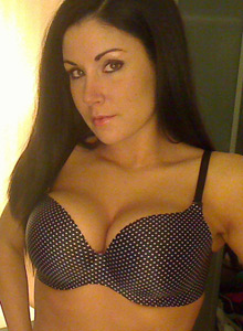 Sweet Krissy: Watch as busty Sweet Krissy strips out of her sexy matching bra and panties