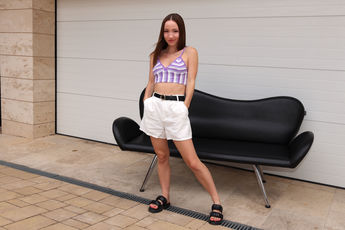 LEATHER BELT with Kate Quinn - ALS Scan