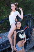 Nora Roam, Erin Pink nude in erotic ROAD TRIP gallery - MetArt.com