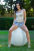 Sapphira A nude in erotic BIKE AND BALL gallery - MetArt.com