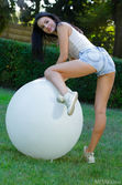 Sapphira A nude in erotic BIKE AND BALL gallery - MetArt.com