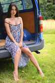 Jasmine Jazz nude in erotic COUNTRY DRIVE gallery - MetArt.com