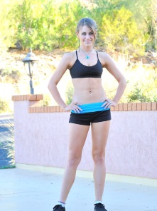 Delilah jogging babanas