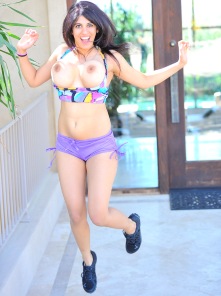 Kalila and her big bouncy breasts