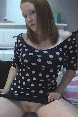 Lucy Ohara has some guests over so she slips away in the private closet to cum hard in secret